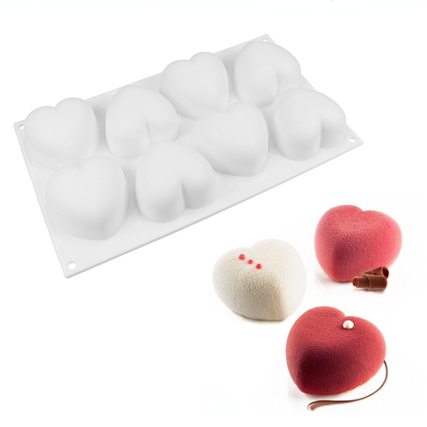 Candle Making Products - Liebe Herz Silikon Seife Form Handgemachte