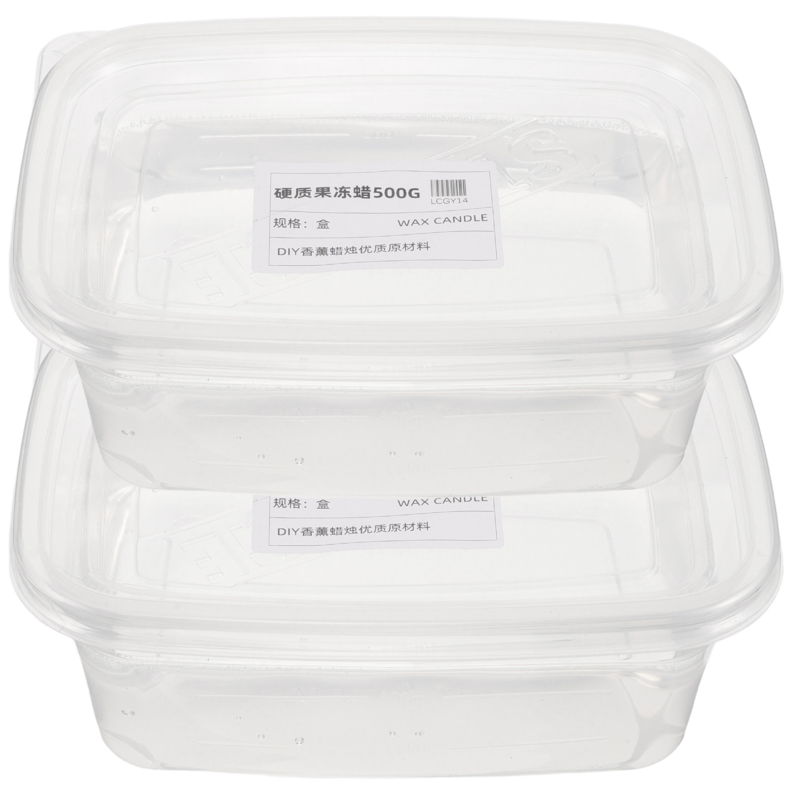 Candle Making Products - Transparentes Gelwachs für Kerzenherstellung 1kg/2,2lb Hochdichtes