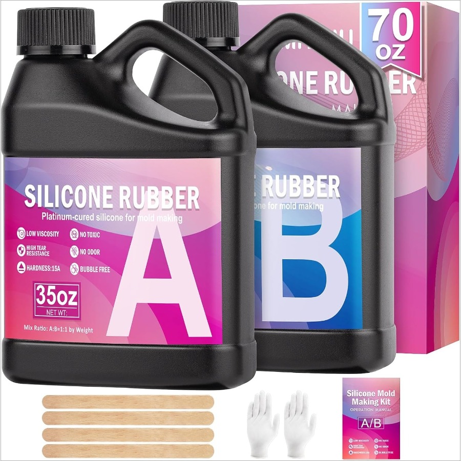 Candle Making Business - Silikonformen-Set, 38,8 oz 15A elastisches flüssiges