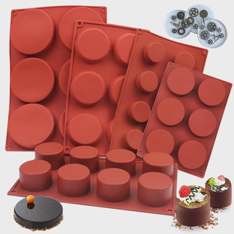 Candle Making Business - Runde Silikon-Seifenform DIY Handgemachtes Seifenherstellungswerkzeug Silikonform