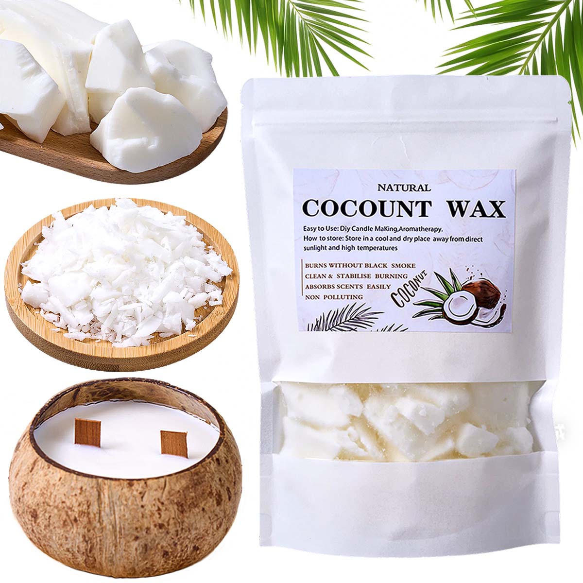 1LB Natürliches Pflanzliches W – Candle Making Material Wholesale Bewertung und Preis