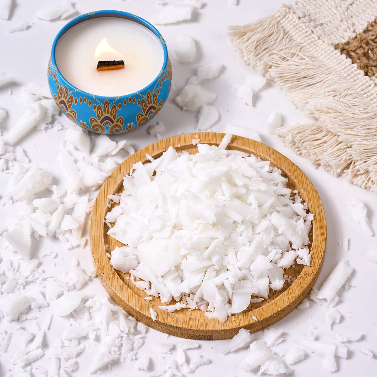 1LB Natürliches Pflanzliches W – Candle Making Material Wholesale Bewertung und Preis