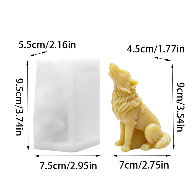 Schneefeld-Wolf im Mondlicht K – Candle Making Business Bewertung und Preis