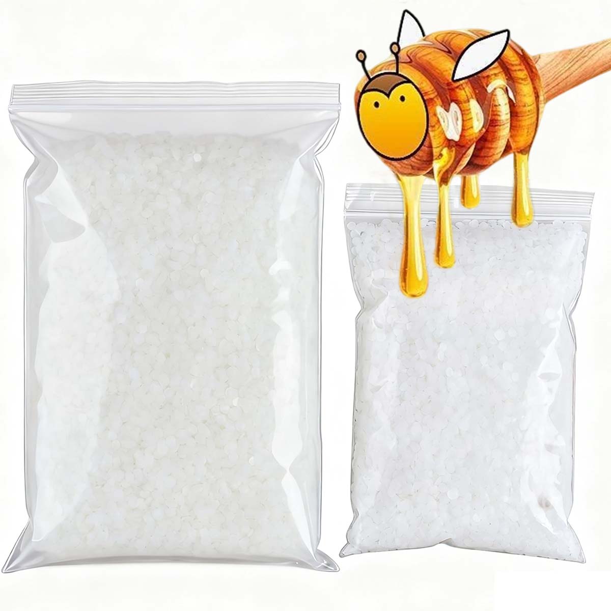 200g-1000g Weißes Bienenwachs  – Candle Making Products Bewertung und Preis