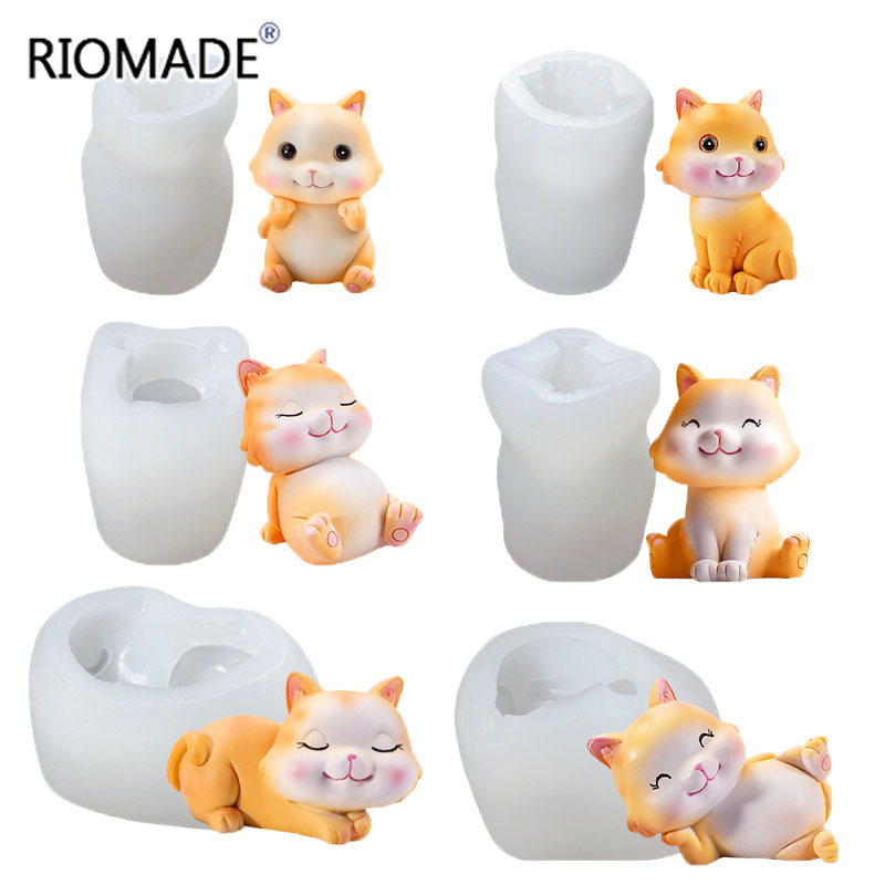 Katzen-Silikonformen 6 Stile 3 – Candle Making Business Bewertung und Preis