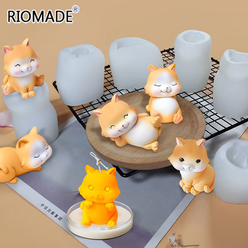 Katzen-Silikonformen 6 Stile 3 – Candle Making Business Bewertung und Preis