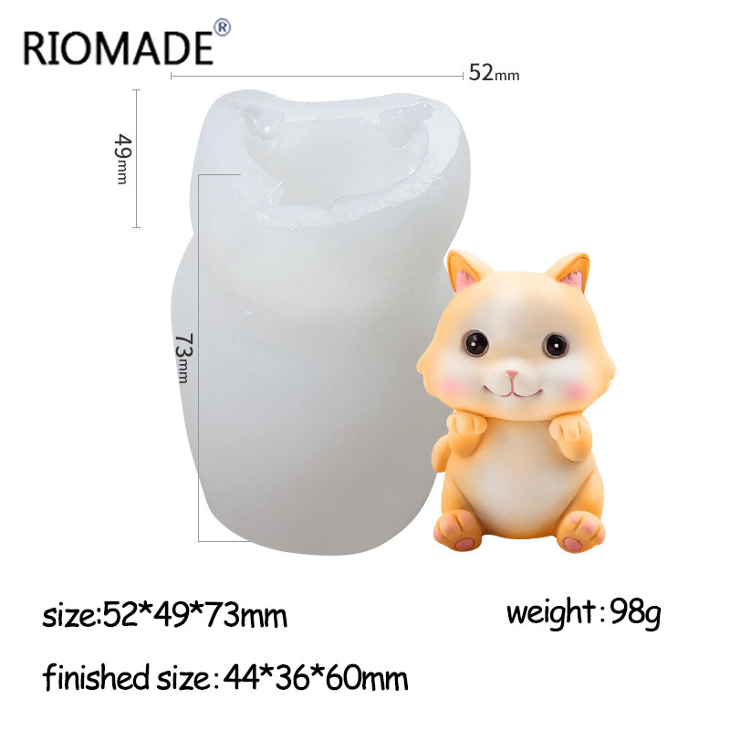 Katzen-Silikonformen 6 Stile 3 – Candle Making Business Bewertung und Preis